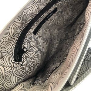 Urban Oxide silver bag.  Does not have tags but has never been used.